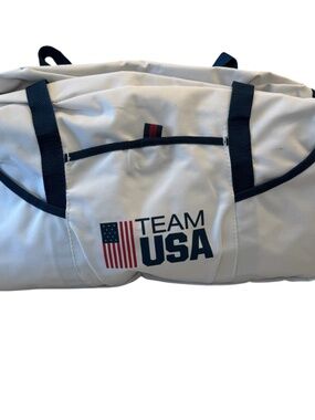White Team Olympic USA Duffle Bag  Clean inside